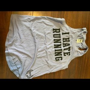 I hate running tank top